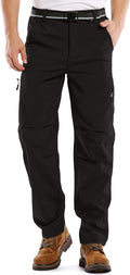 Jessie Kidden Mens Waterproof Hiking Pants - Warm Fleece Lined