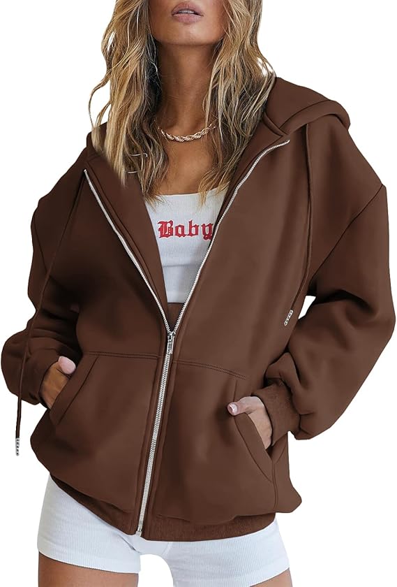 EFAN Women's Cute Hoodies for Teen Girls - Oversized Fall Jacket