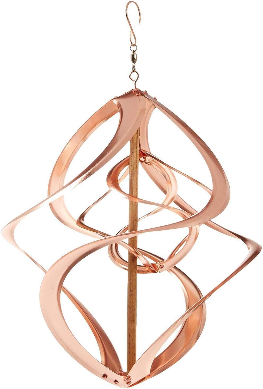 Cosmix Copper Double Wind Sculpture by Red Carpet Studios, 14 Inch