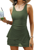 Women One Piece Swim Dress Swimsuit - Tummy Control (Style 5LTL)
