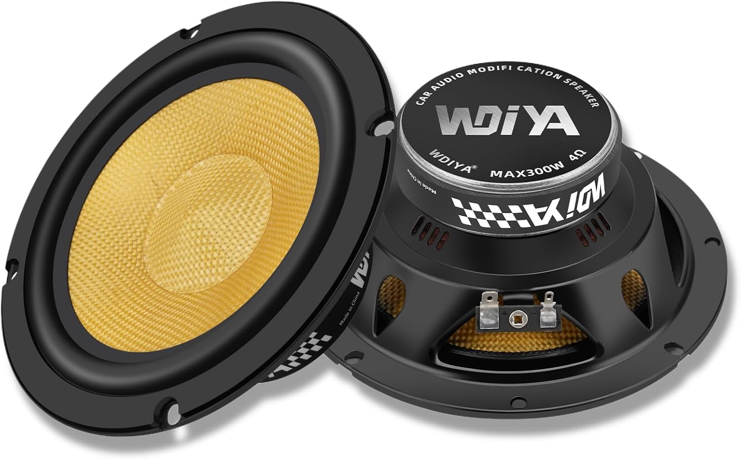 Upgrade 6.5 Inch Car Speakers for Deep Bass & Clear Sound