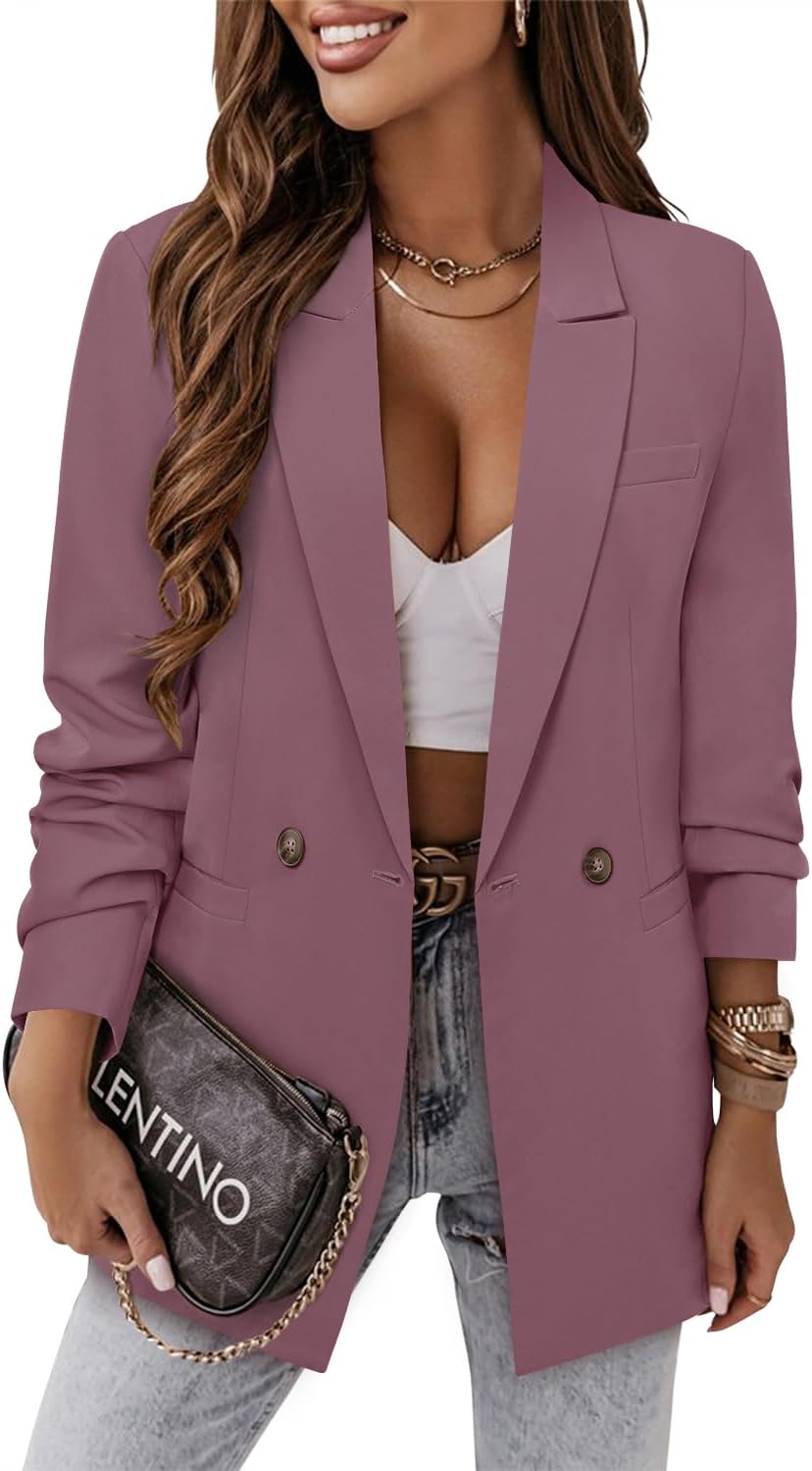 CRAZY GRID Women Business Casual Blazer Jacket for Work Style