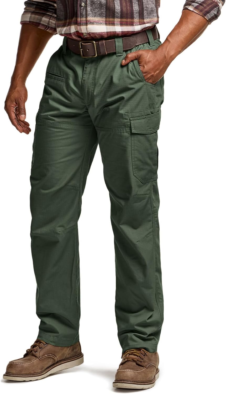 CQR Men's Winter Tactical Cargo Pants for Outdoor Activities
