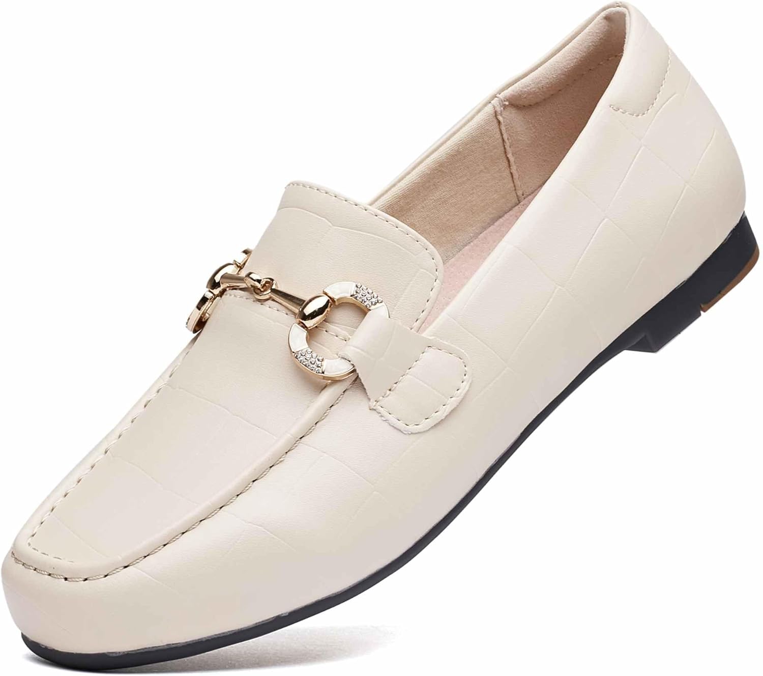 Womens Loafers Shoes Fashion Low Heel Slip on Comfortable Flats