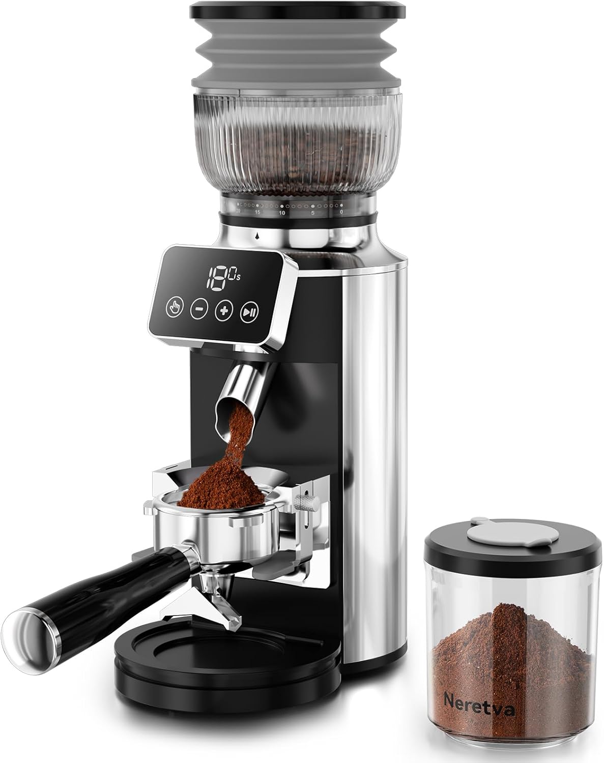 Neretva Burr Coffee Grinder: Professional Espresso Grinder
