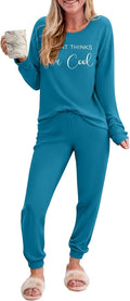 Ekouaer Pajama Sets for Women 2 Piece Plaid Pjs - Soft Stretch