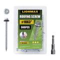 Metal Roofing Screws #10 x 3 in 300-PCS - Rust Resistant Roofing
