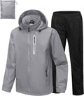 Men's Waterproof Golf Rain Suit Jacket and Pant - Breathable