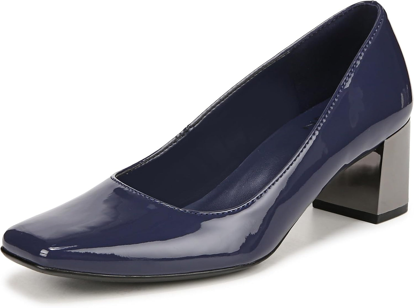 Naturalizer Womens Karina Low Block Heel Square Toe Pump Review