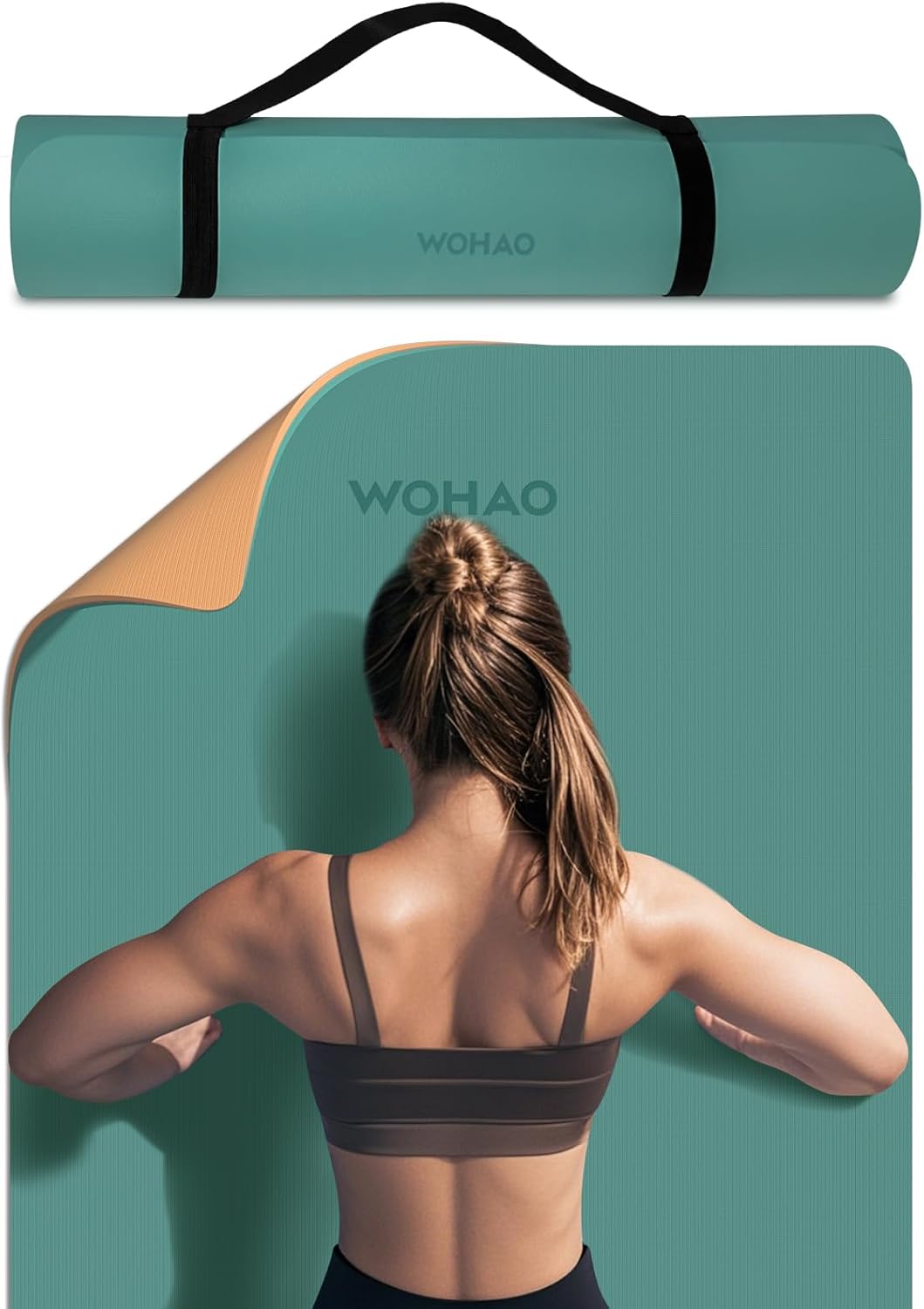 Extra Thick 8mm Yoga Mat for Ultimate Comfort and Support