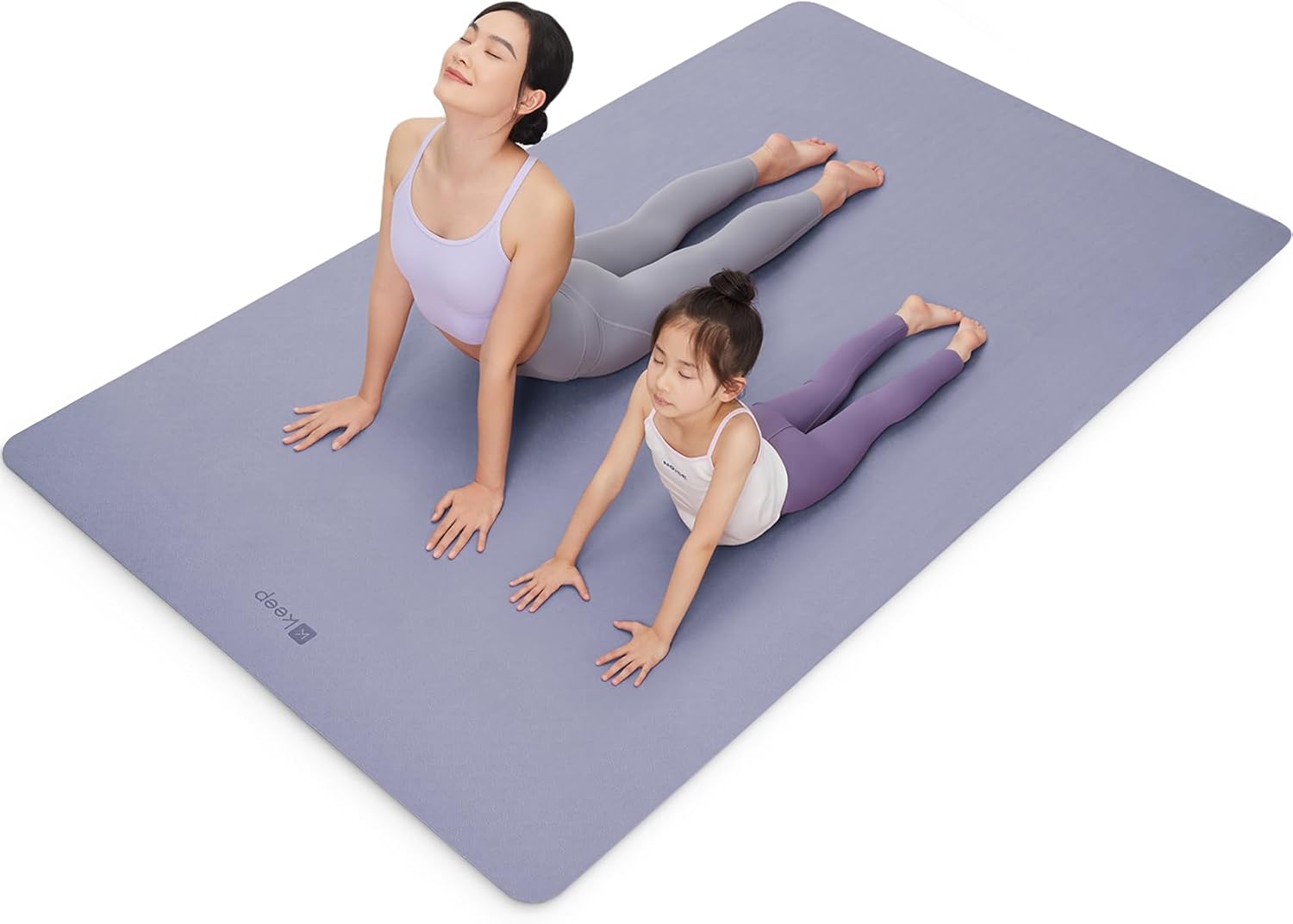 Extra Large Thickened Yoga Mat for Ultimate Home Workouts by KEEP