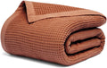 Salt Earth GOTS Organic Cotton Waffle Throw Blanket 60in x 80in - Cozy