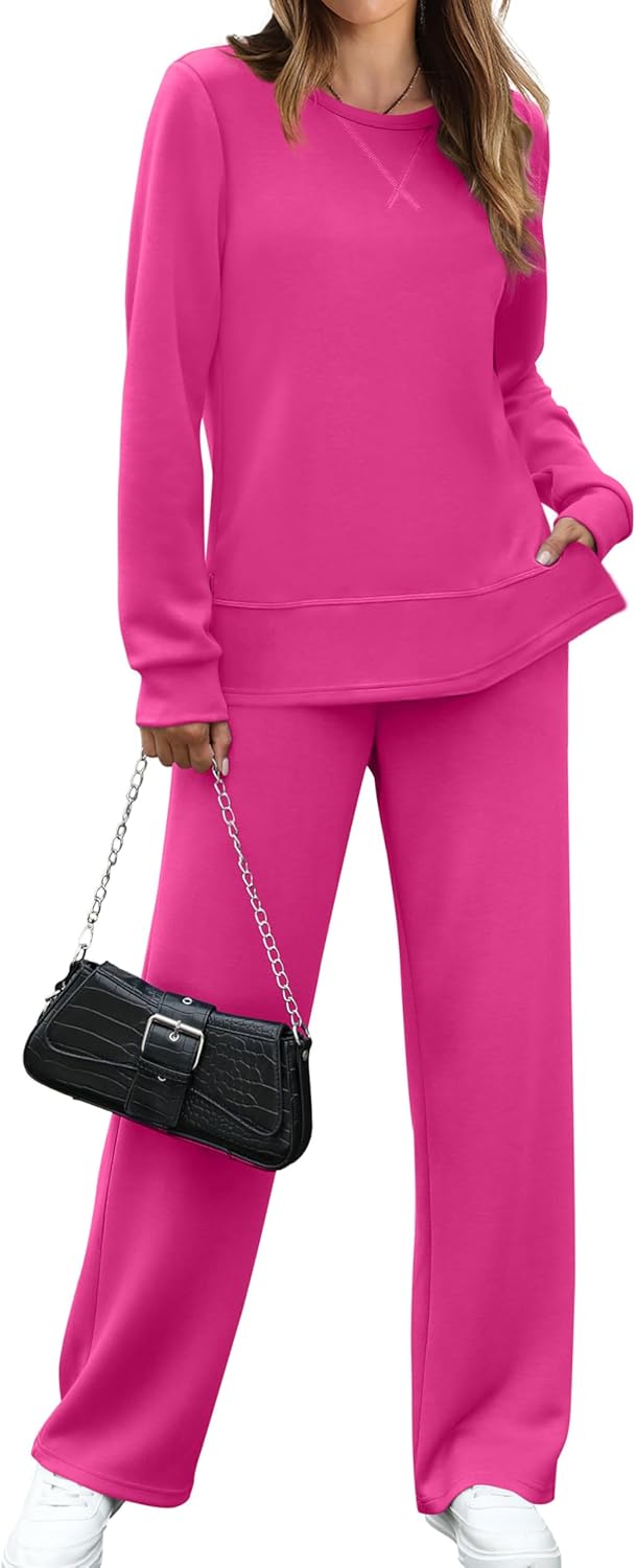 OFEEFAN Women's 2 Piece Lounge Set for Travel and Comfort