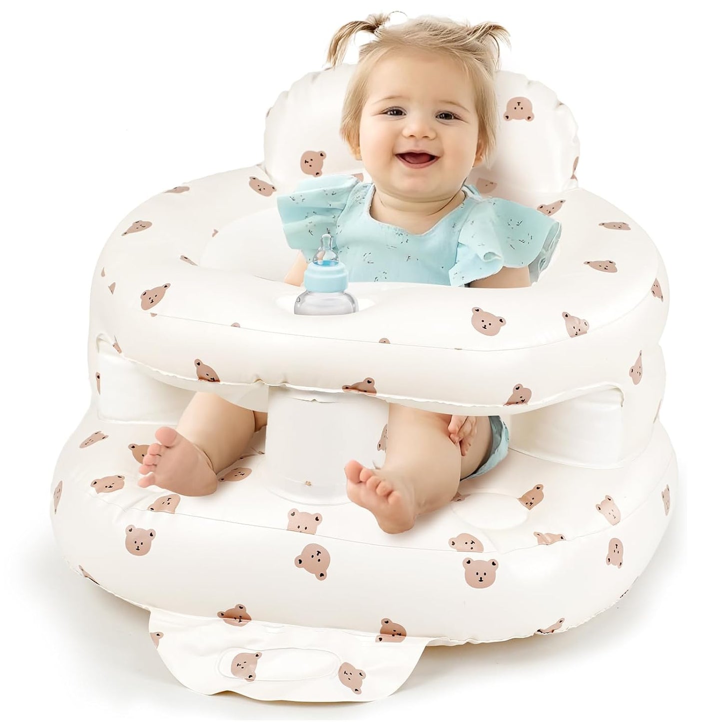 Tooktro Inflatable Baby Seat: Built-in Pump, Ultimate Sitting Support