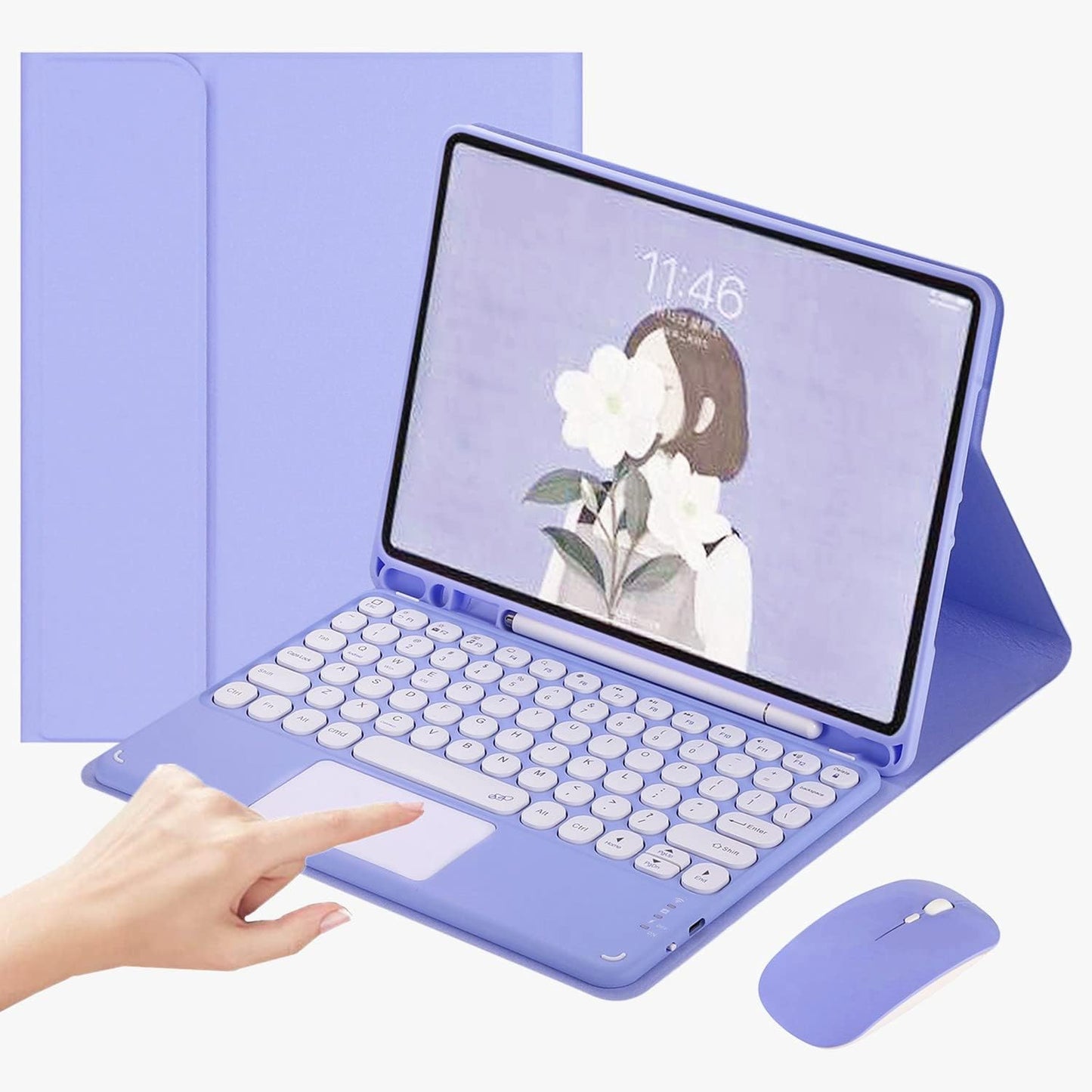 Galaxy Tab S8 Ultra 14.6in Keyboard Case with Mouse Trackpad