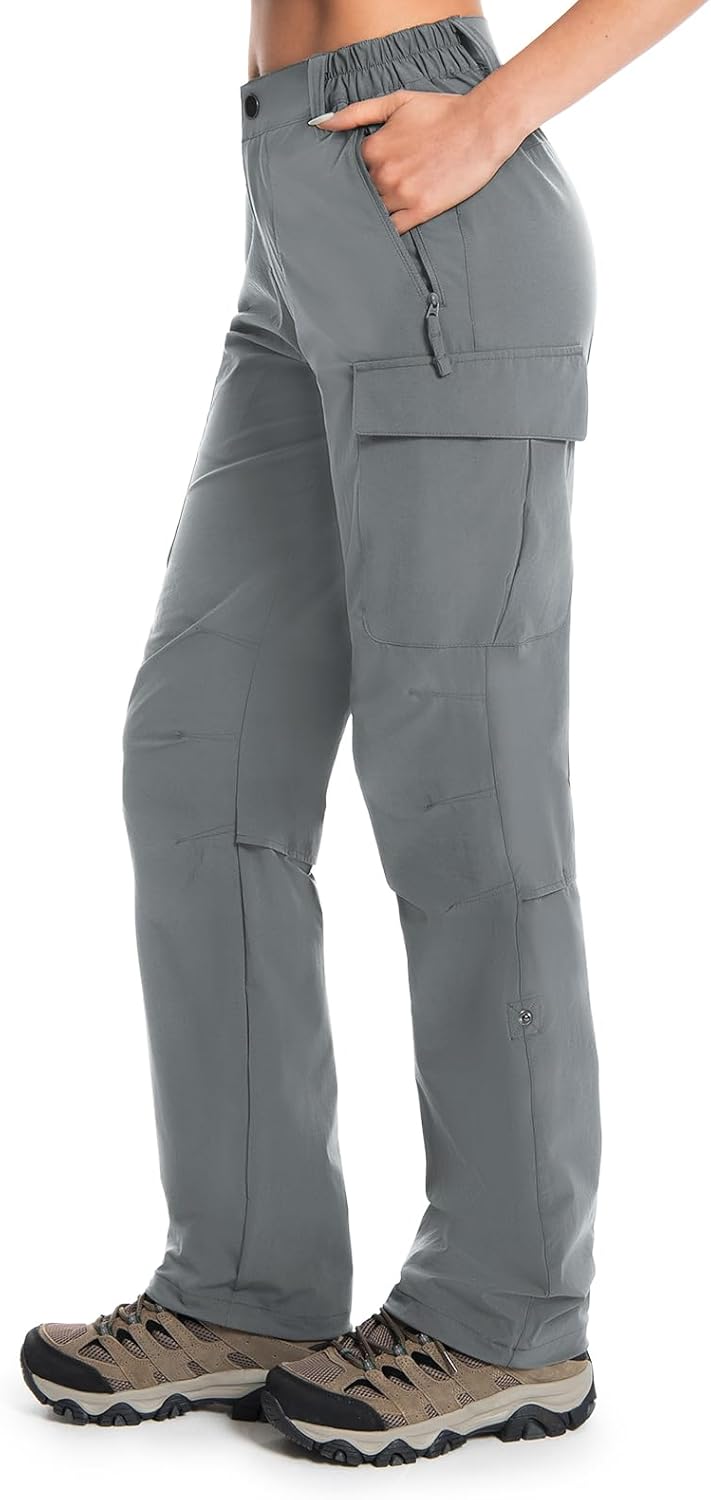 Women's Lightweight Hiking Pants Quick Dry Water Resistant Cargo