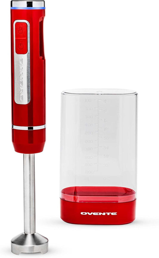 Portable & Powerful Hand Blender: 8-Speed Immersion for Perfect Mixes, Soups & More!