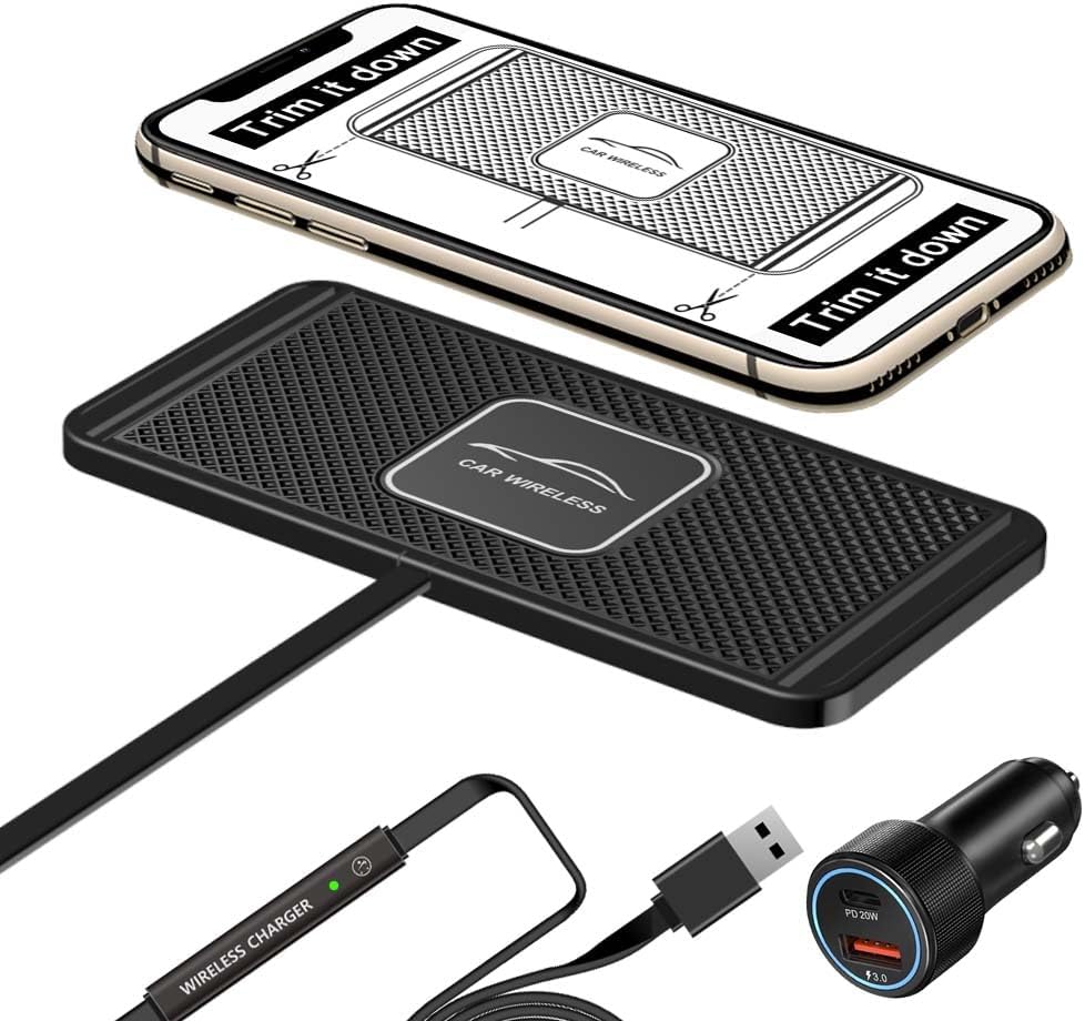 Fast Qi Wireless Car Charger for iPhone & Android - TASUMATO