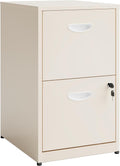 2 Drawer File Cabinet with Lock - Secure Under-Desk Filing