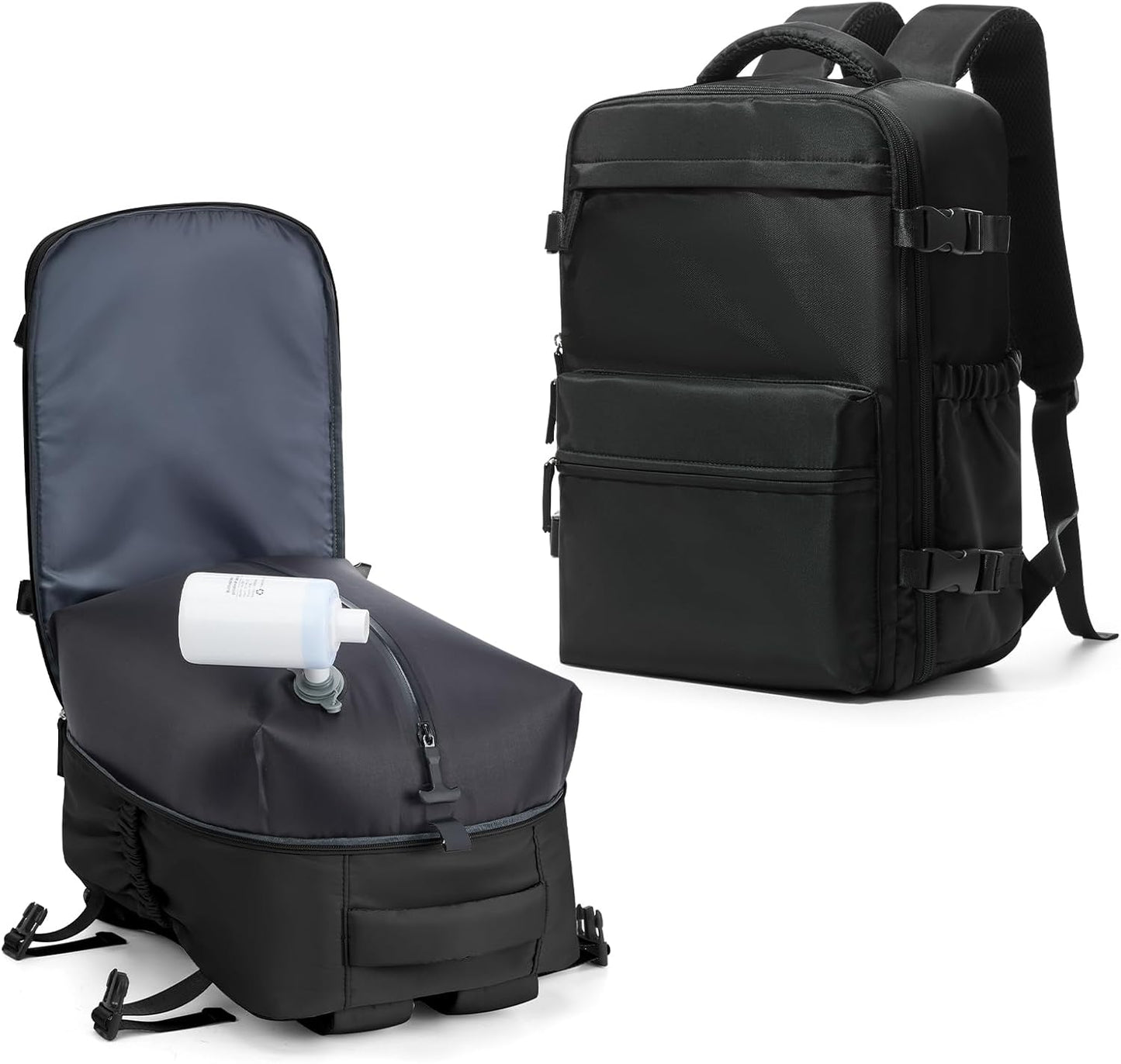 Vacuum Seal Backpack for Clothing Travel with Air Pump