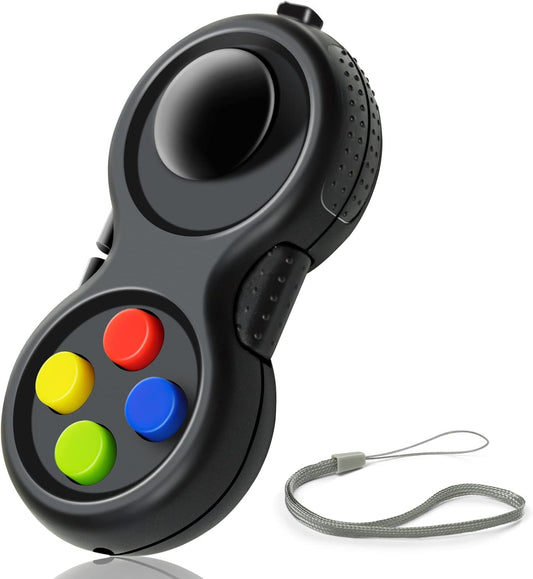 Rubberized Fidget Controller - Stress Relief Champion!