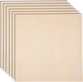 12 x 12 x 1/4 in Basswood Sheets 12-Pack - Smooth Unfinished Craft