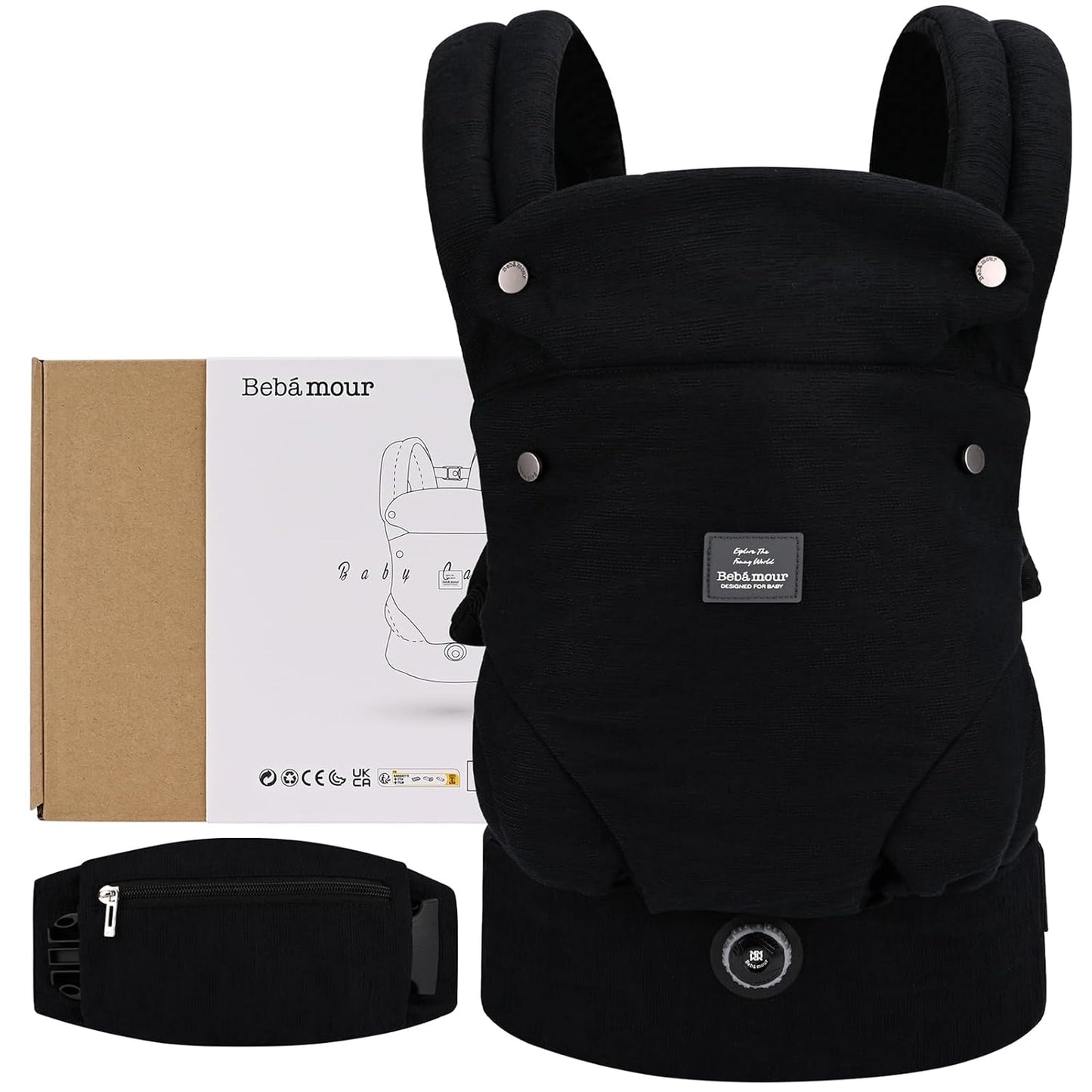 Bebamour Ergonomic Baby Carrier for Comfortable Babywearing