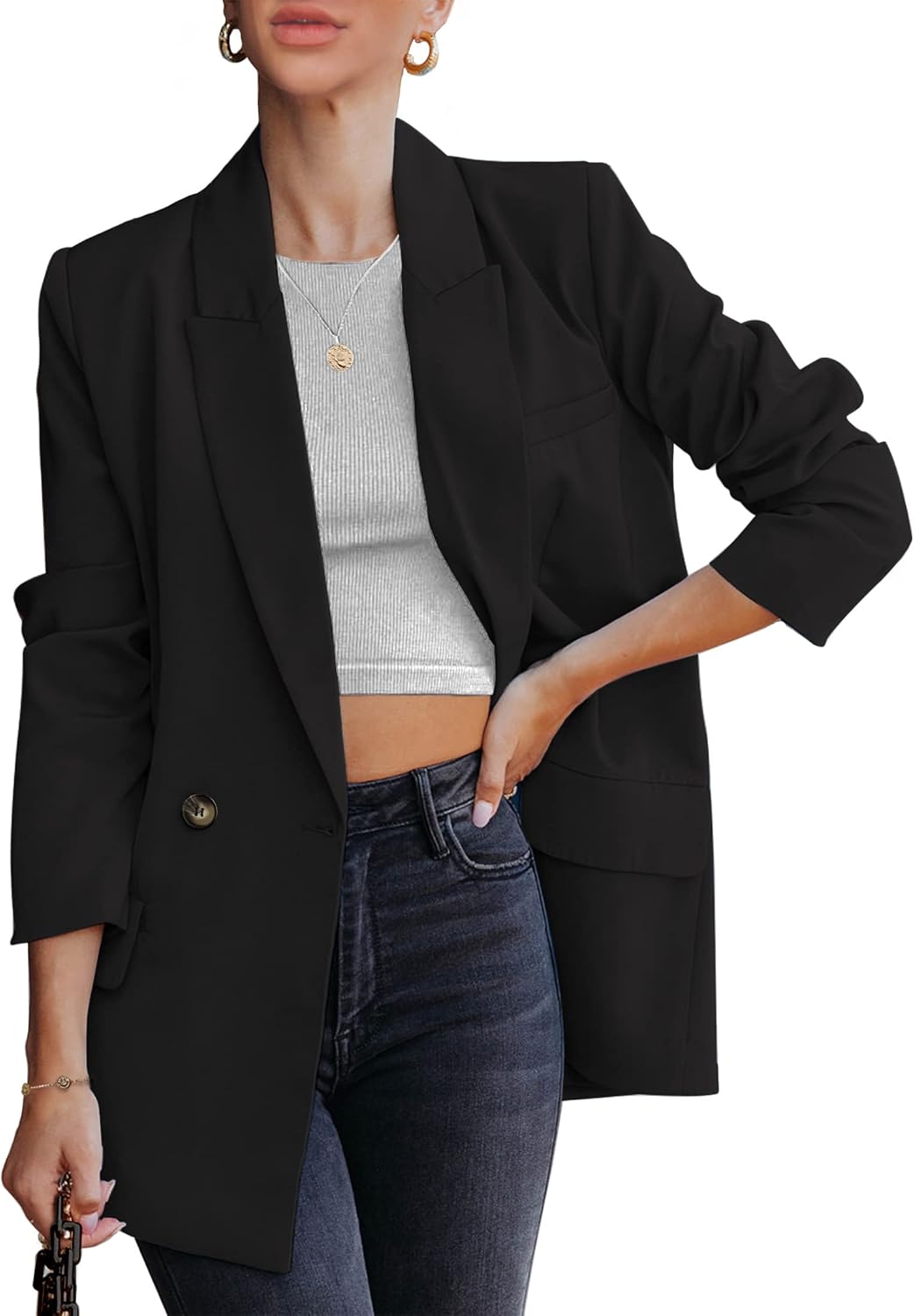 Luvamia Blazer Jackets for Women - Stylish Work Casual Outfits