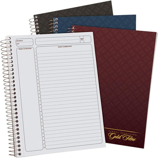 Ampad Project Planner 3-Pack | 84-Sheet | Assorted Color Covers