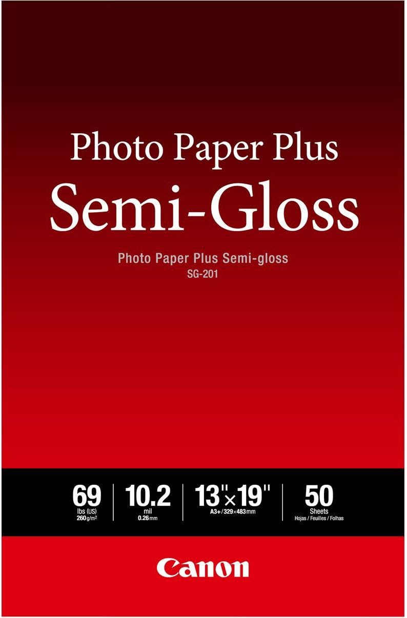Canon SG-201 Photo Paper Plus Semi-Gloss for Stunning Prints
