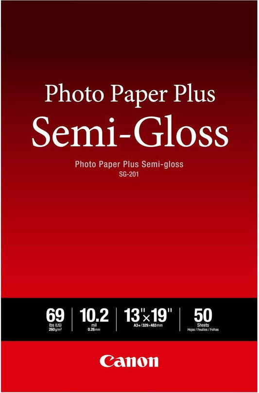 Canon SG-201 Photo Paper Plus Semi-Gloss for Stunning Prints