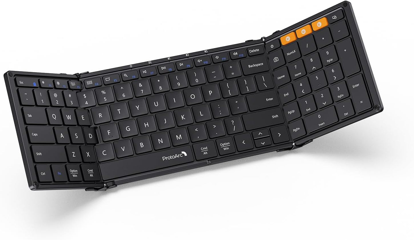 Foldable Bluetooth Keyboard for On-the-Go Efficiency