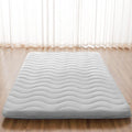 Japanese Futon Floor Mattress Twin - Thick Foldable Tatami Pad