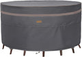 Heavy Duty Waterproof Patio Furniture Covers Round 84in Dia x 28in H
