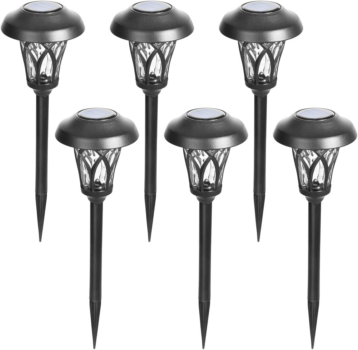 GIGALUMI Solar Lights Outdoor 6 Pack for Your Garden Pathway