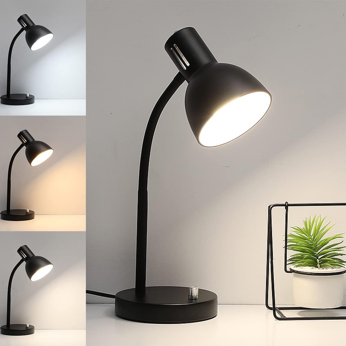 Adjustable Goose Neck Desk Lamp for Eye-Caring Study