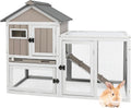 47in Rabbit Hutch Outdoor Chicken Coop for Small Pets