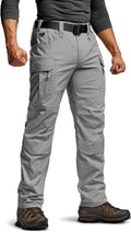 CQR Men's Lightweight Flex Tactical Pants for Everyday Comfort