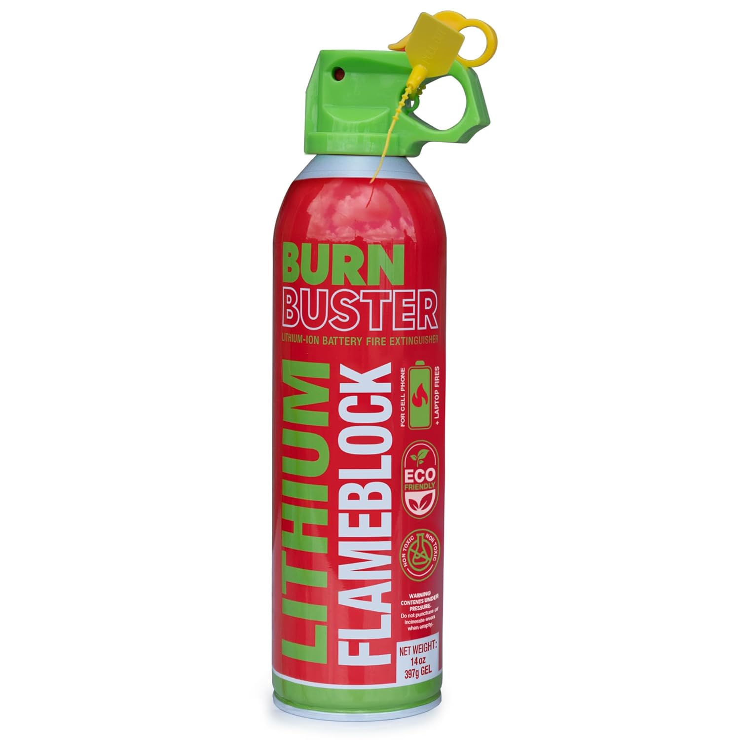 Lithium-Ion Fire Extinguishing Gel for Electronics Safety