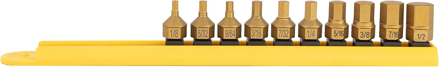 Mayhew Tools 16004 Titanium-Coated Low-Profile Dual Drive Set