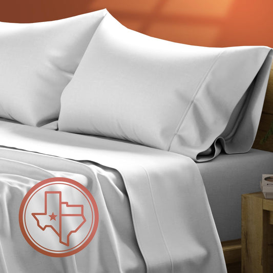 100% Egyptian Cotton California King Sheets - Luxury Bedding Set