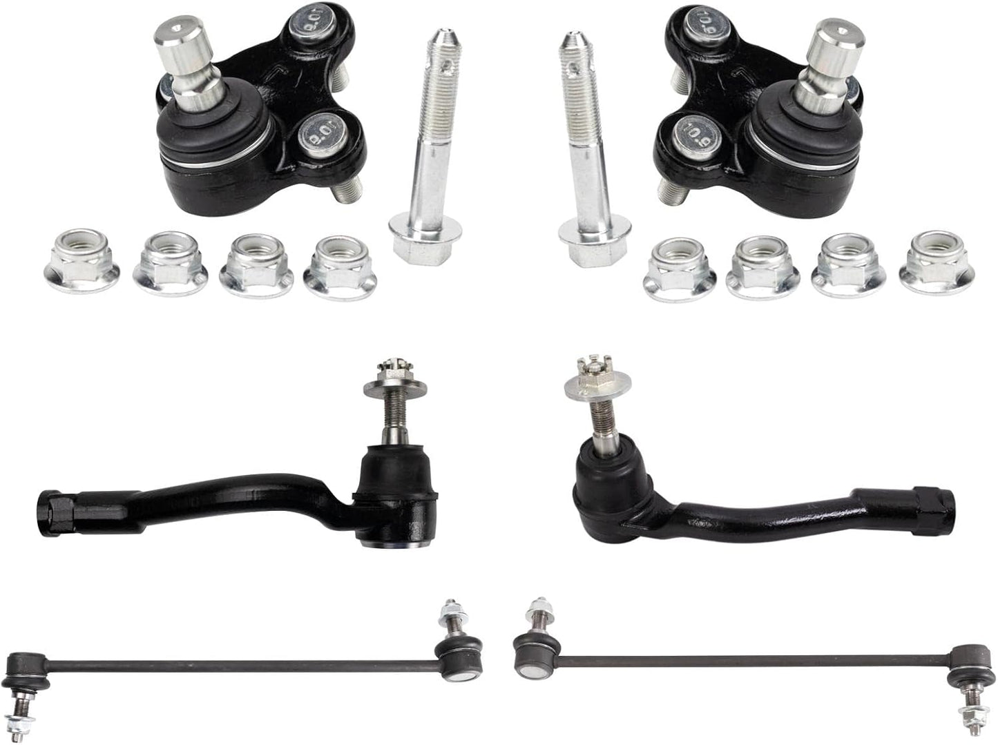TRQ Front Steering & Suspension Kit for 2015-2017 Hyundai Sonata