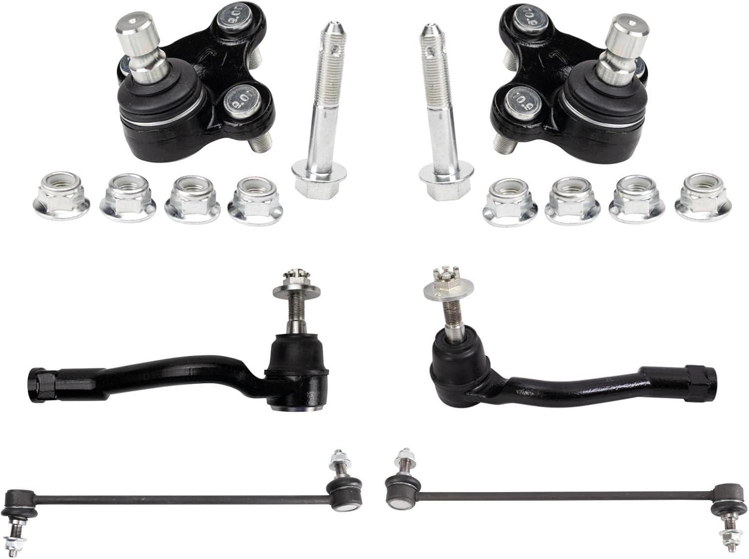 TRQ Front Steering & Suspension Kit for 2015-2017 Hyundai Sonata