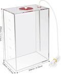Aquarium Choice Acryli Made Liquid Storage Bucket Reservoir - 5L Red