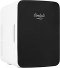 10L Mini Fridge Glass Front Black - Portable Cooler & Warmer