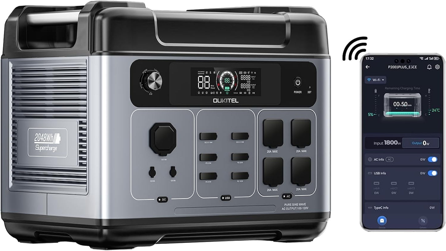 2400W Solar Generator: Power Anywhere, Anytime!
