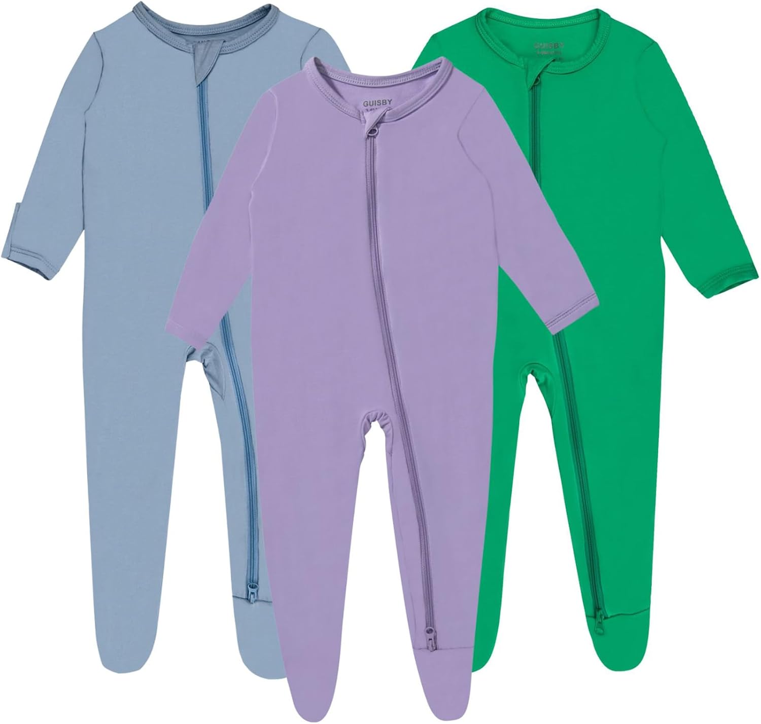 Baby Boy Footed Pajamas with Mittens for Comfortable Sleep