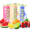 Lotza Sparkling Non-Alcoholic Adaptogen Drink Variety Pack - Low Sugar