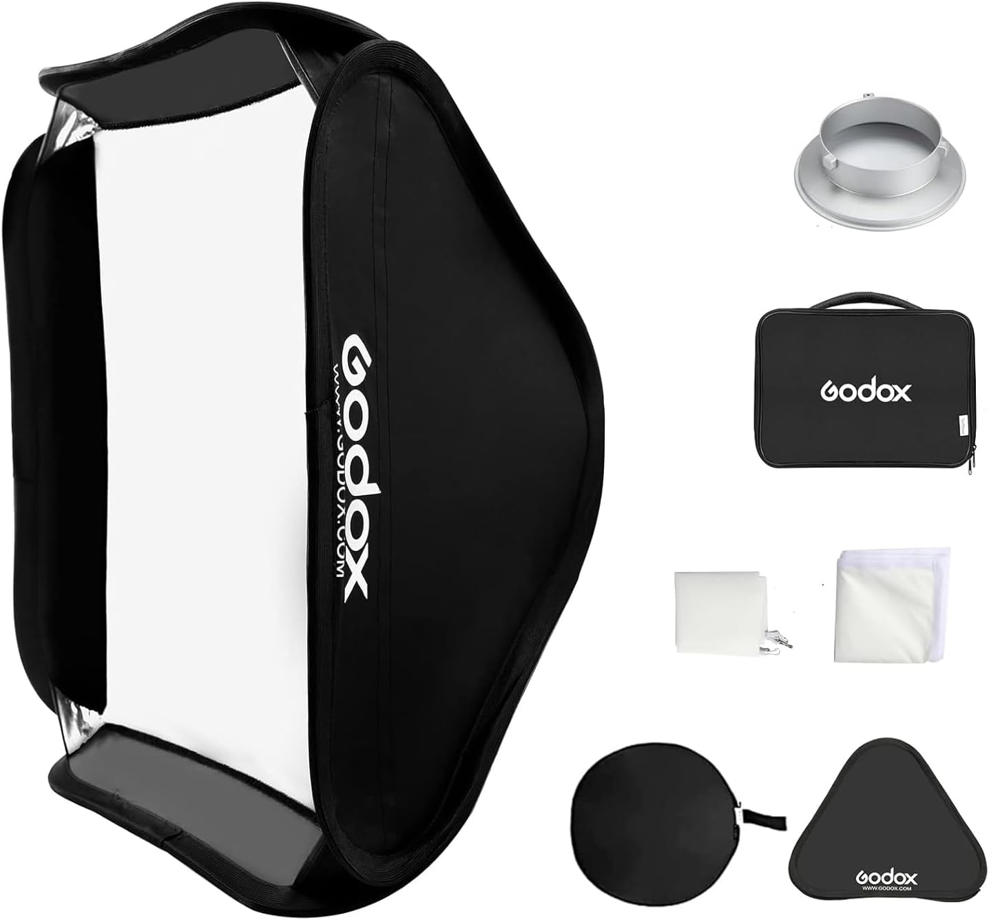 Godox 32x32 inches Portable Softbox Diffuser Kit for Photography