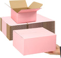 Pink Shipping Boxes Medium 8x8x4 Inches for Small Business Needs